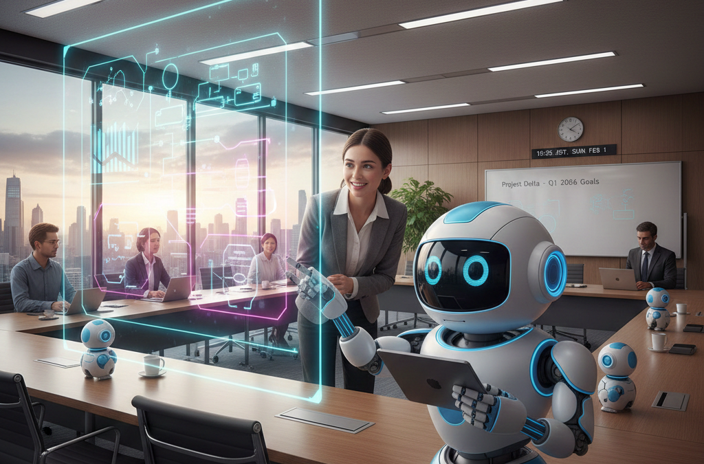 ロボットが教師