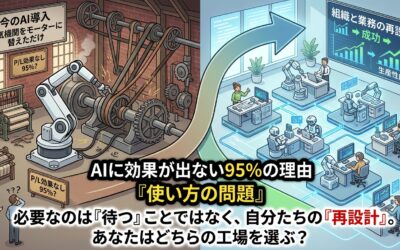 「AIに投資した企業の95%が失敗している」——その数字を出したのは、誰だったのか